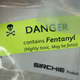 A sample of heroin laced with fentanyl, collected during a drug bust in New York City in September 2016.